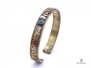 BRD145 Bracelet Tibétain Mantra Om Mani Padme Hum