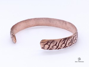 BRD381 Bracelet Tibétain Cuivre Mantra