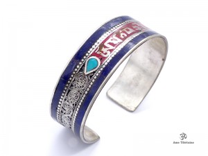 BRD397 Bracelet Tibétain Mantra Om Mani Padme Hum