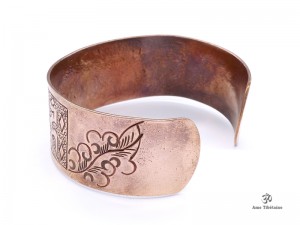 BRD416 Bracelet Tibétain Cuivre Mantra