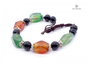 BRD418 Bracelet Tibétain Porte-Bonheur
