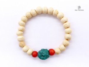 BrMala33 Bracelet Mala Os de Buffle