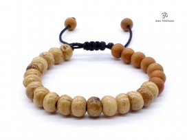 BrMala315 Bracelet Mala Os de Buffle