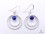 BdOA113 Boucles d’Oreille Tibétaines Argent Massif Lapis Lazuli