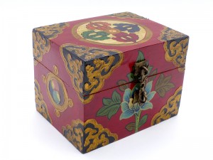 CTT01. Coffret Traditionnel Tibétain Double Dorje Vajra