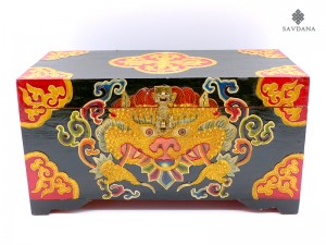 CTT45. Coffret Traditionnel Tibétain Double Dorje Vajra