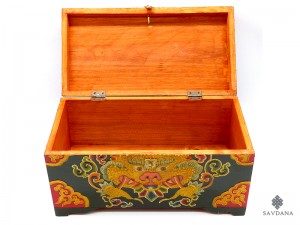CTT45. Coffret Traditionnel Tibétain Double Dorje Vajra