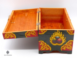CTT45. Coffret Traditionnel Tibétain Double Dorje Vajra