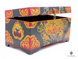 CTT45. Coffret Traditionnel Tibétain Double Dorje Vajra