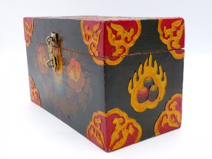 CTT48. Coffret Traditionnel Tibétain Noeud Sans Fin
