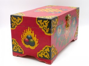 CTT49. Coffret Traditionnel Tibétain Noeud Sans Fin