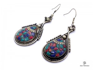 BdOD41 Boucles d’Oreille Tibétaines