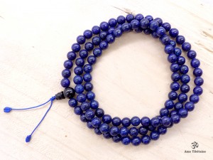 Mala128 Mala de Prières Lapis Lazuli