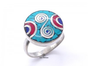 BD165 Bague Tibétaine
