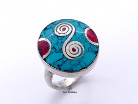 BD166 Bague Tibétaine