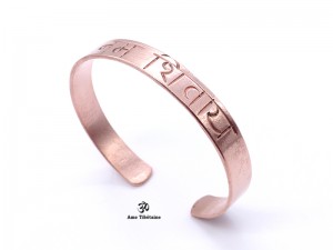 BRD390 Bracelet Tibétain Cuivre Om Namah Shivaya