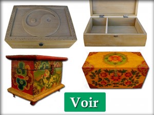Coffrets Tibétains Traditionnels